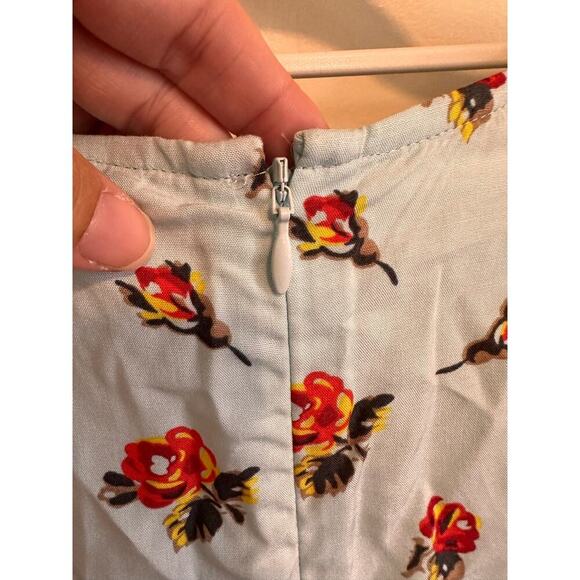 J. Crew Mercantile Faux Wrap Floral Dress Size 4 - Picture 6 of 8